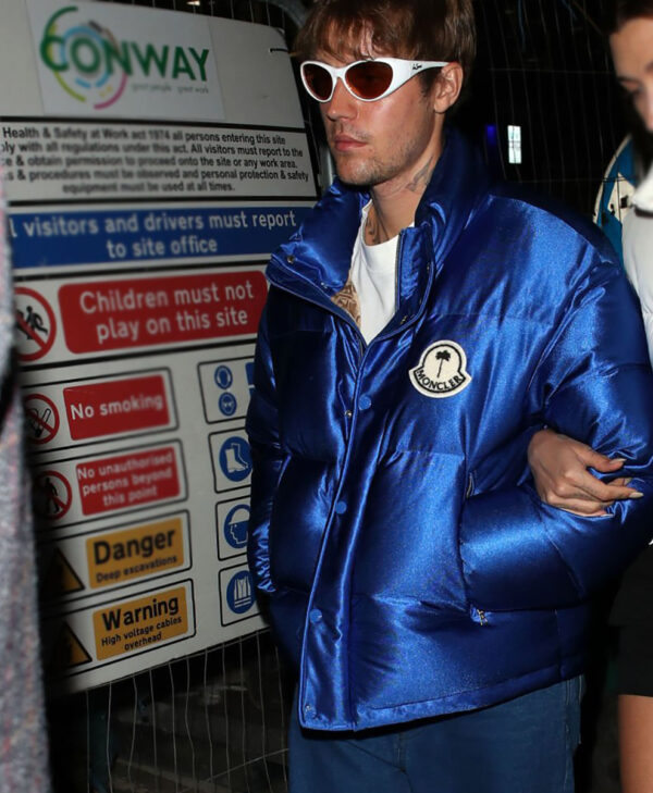 Justin Bieber London Fashion Week 2023 Puffer Jacket