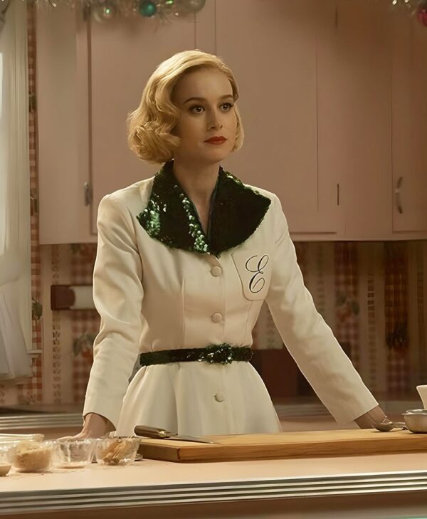 Lessons in Chemistry Brie Larson Belted White Coat