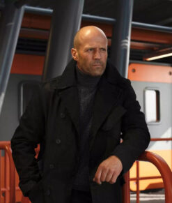 Meg 2 The Trench Jason Statham Black Coat