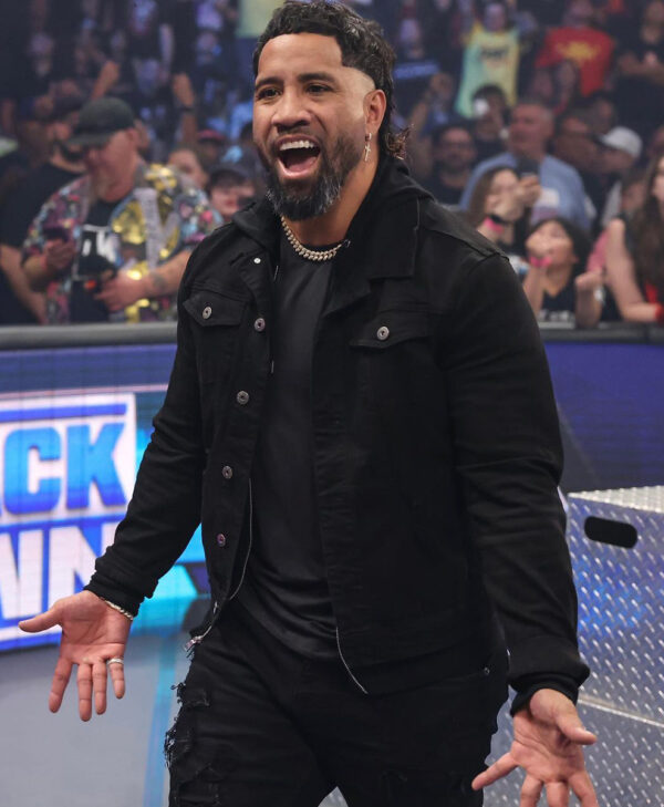 SmackDown 2023 Jey Uso Black Jacket