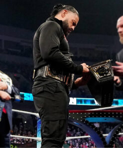 SmackDown 2023 Roman Reigns Black Jacket