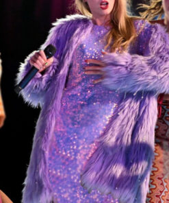 Taylor Swift Lavender Haze Fur Coat