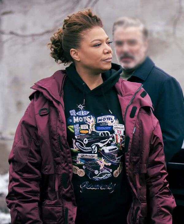 The Equalizer 2021 Robyn McCall Burgundy Jacket