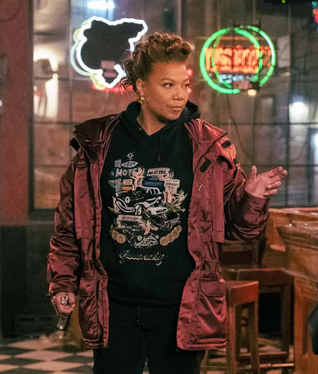 The Equalizer 2021 Robyn McCall Burgundy Jacket