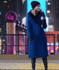 The Morning Show Reese Witherspoon Blue Wrap Coat