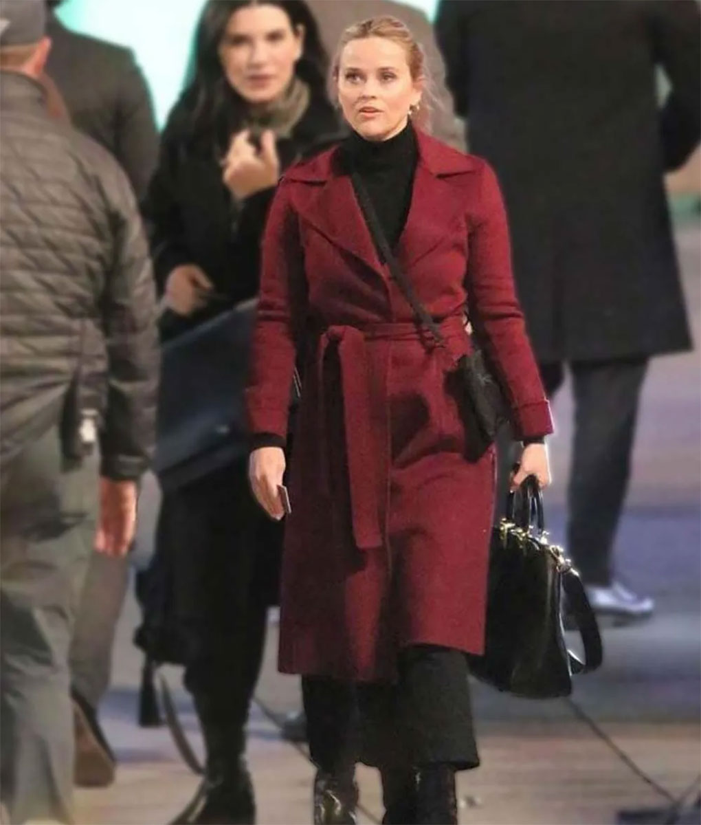 The Morning Show Reese Witherspoon Red Coat