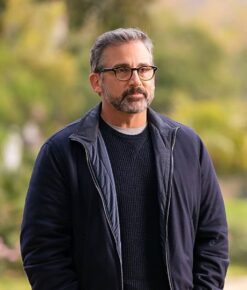 The Morning Show Steve Carell Navy Blue Jacket
