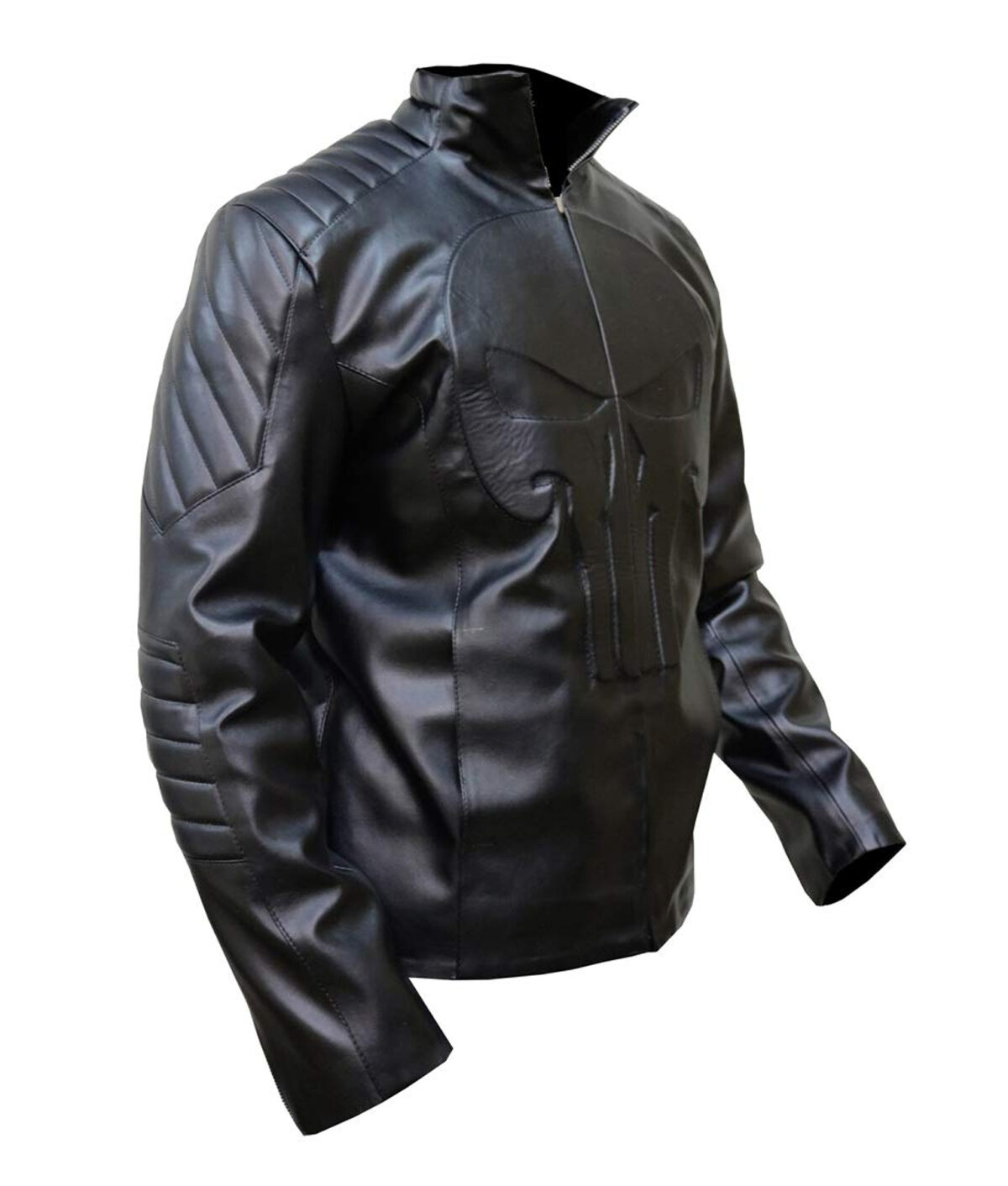 The Punisher 2004 Thomas Jane Black Skull Jacket
