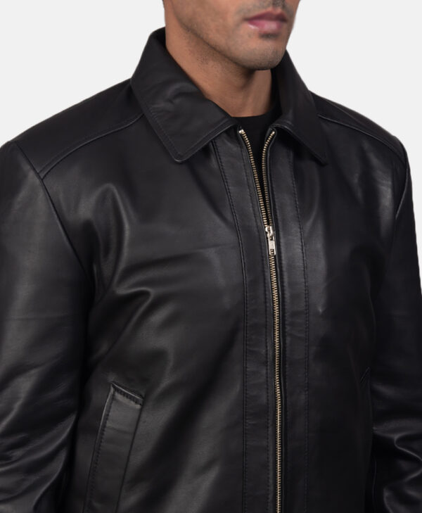 Truman Mens Brown Leather Jacket
