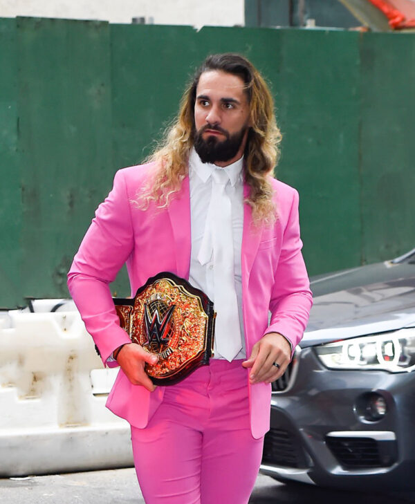 WWE Seth Rollins Pink Blazer