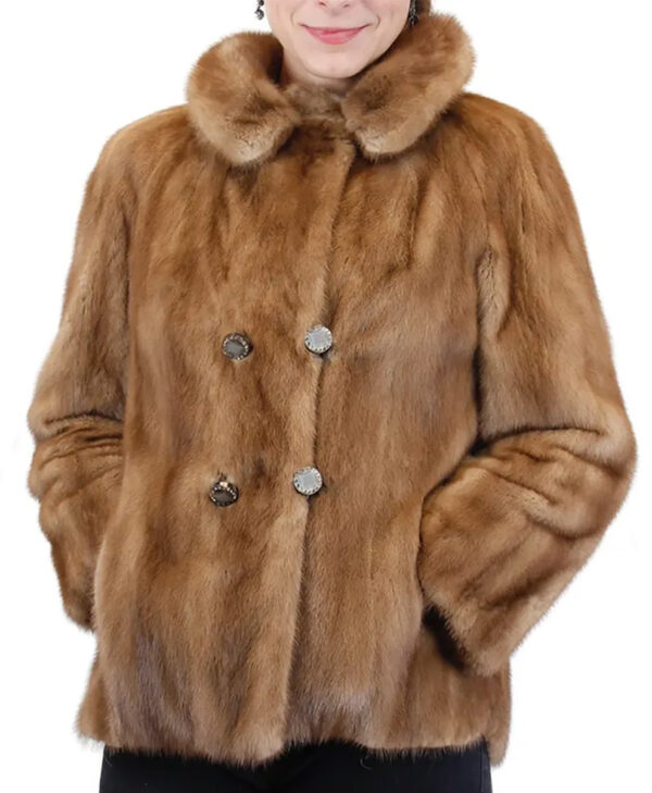 Women's Tia Vintage Fur Brown Coat