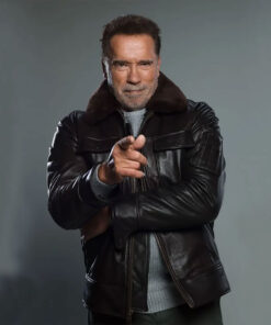World of Tanks Official Holiday Ops Arnold Schwarzenegger Black Jacket