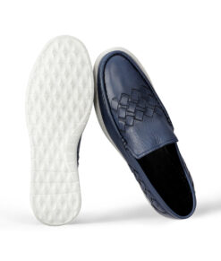 Blue Turkiye Made Leather Shoes for Men