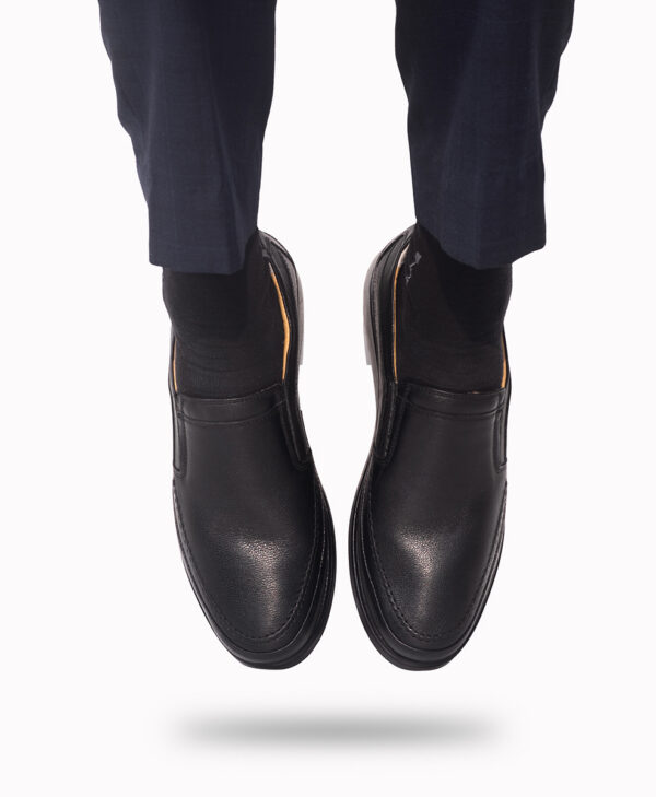 Bold Black Turkey Made Classic Leather Shoes for Men