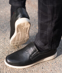 Bold Black Turkey Made Leather Shoes for Men