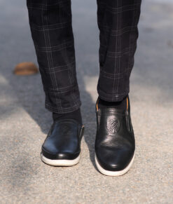 Bold Black Turkey Made Leather Shoes for Men