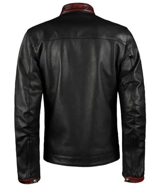 Buttle Black Leather Jacket