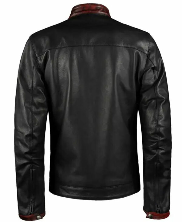 Buttle Black Leather Jacket