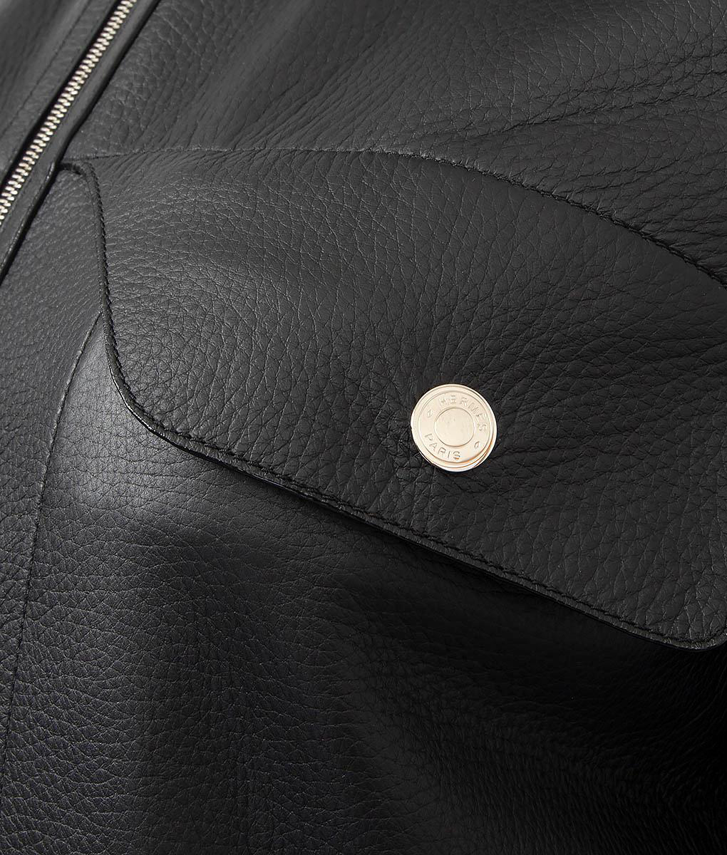 Celina Black Leather Jacket