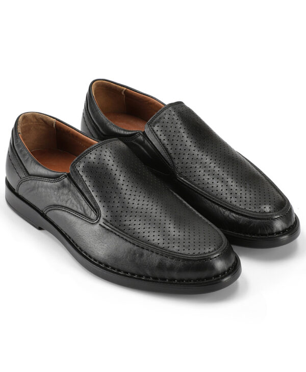 Grant Black Mens Leather Dress Shoes