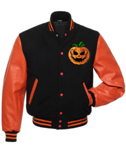 Halloween Letterman Black Jacket