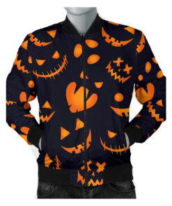 Halloween Pumpkins Patter Cotton Jacket