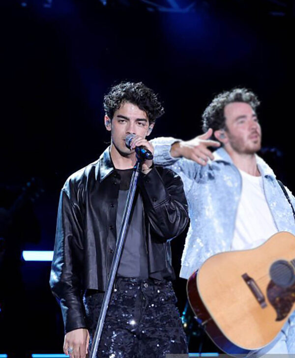 Joe Jonas Black Cropped Jacket