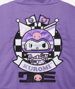 Kuromi Purple and Black Racing Jacket