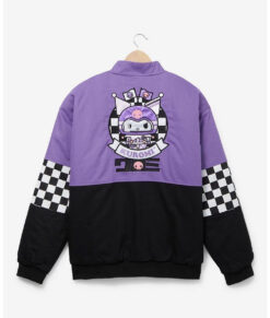 Kuromi Purple and Black Racing Jacket