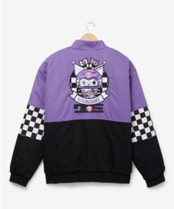 Kuromi Purple and Black Racing Jacket
