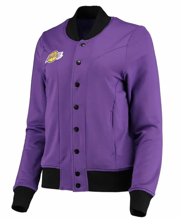 LA Lakers Purple Bomber Jacket