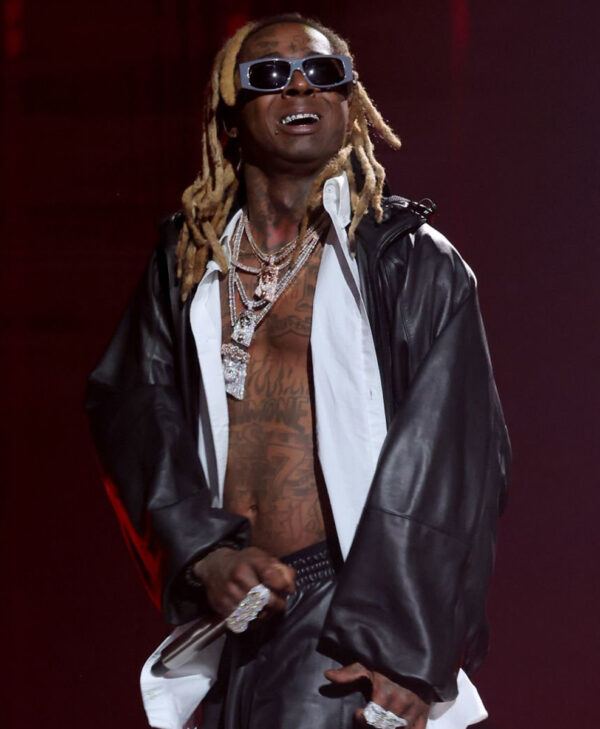 Lil Wayne Black Leather Jacket