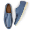 Dean Mens Blue Dress Leather Loafers-1