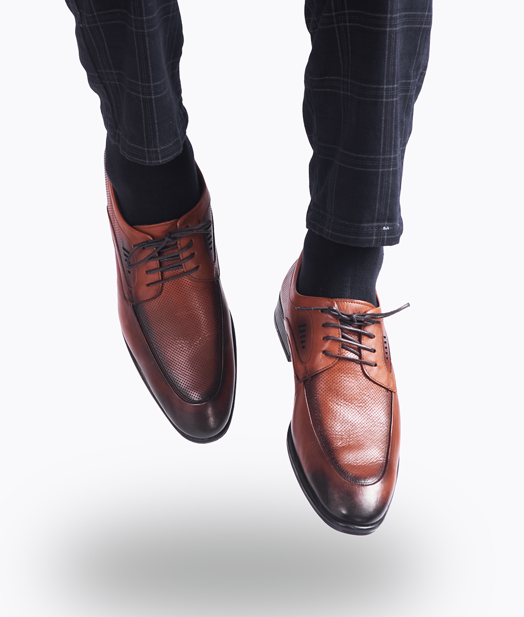Men's Brown Formal Leather Shoes