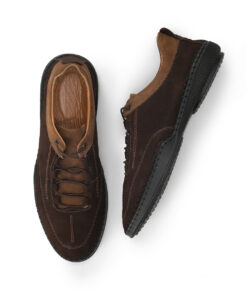 Men's Handcrafted Brown Suede Leather Shoes