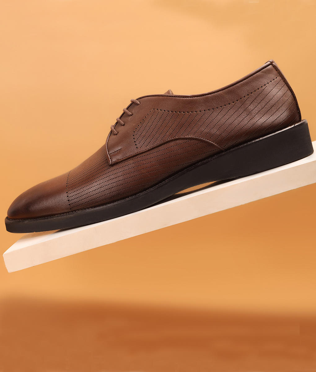 Men's Turkey Made Formal Brown Leather Shoes