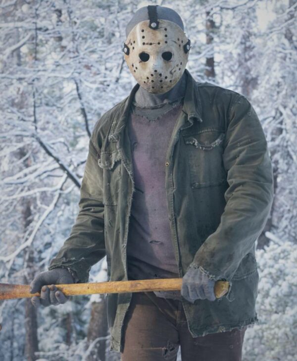 Never Hike In The Snow Jason Voorhees Green Jacket