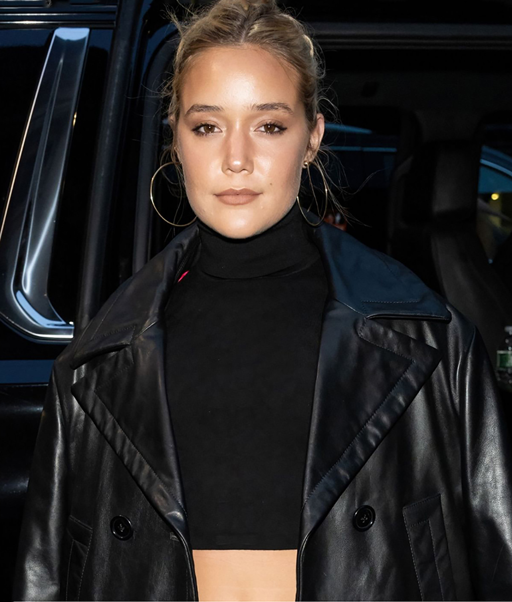 Olivia Ponton Black Leather Jacket