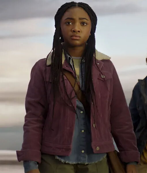 Percy Jackson and the Olympians Leah Jeffries Purple Jacket