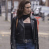 Roisin Gallagher The Lovers Black Leather Jacket