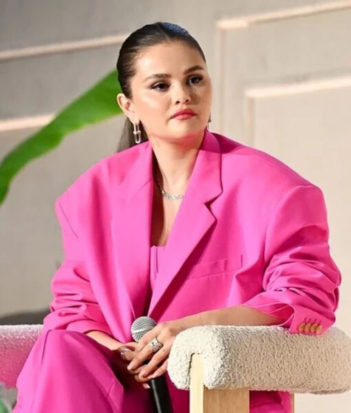Selena Gomez Pink Blazer
