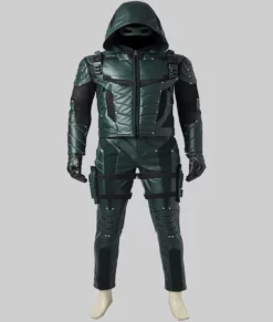 Stephen Amell Black Hooded Jacket-Generic