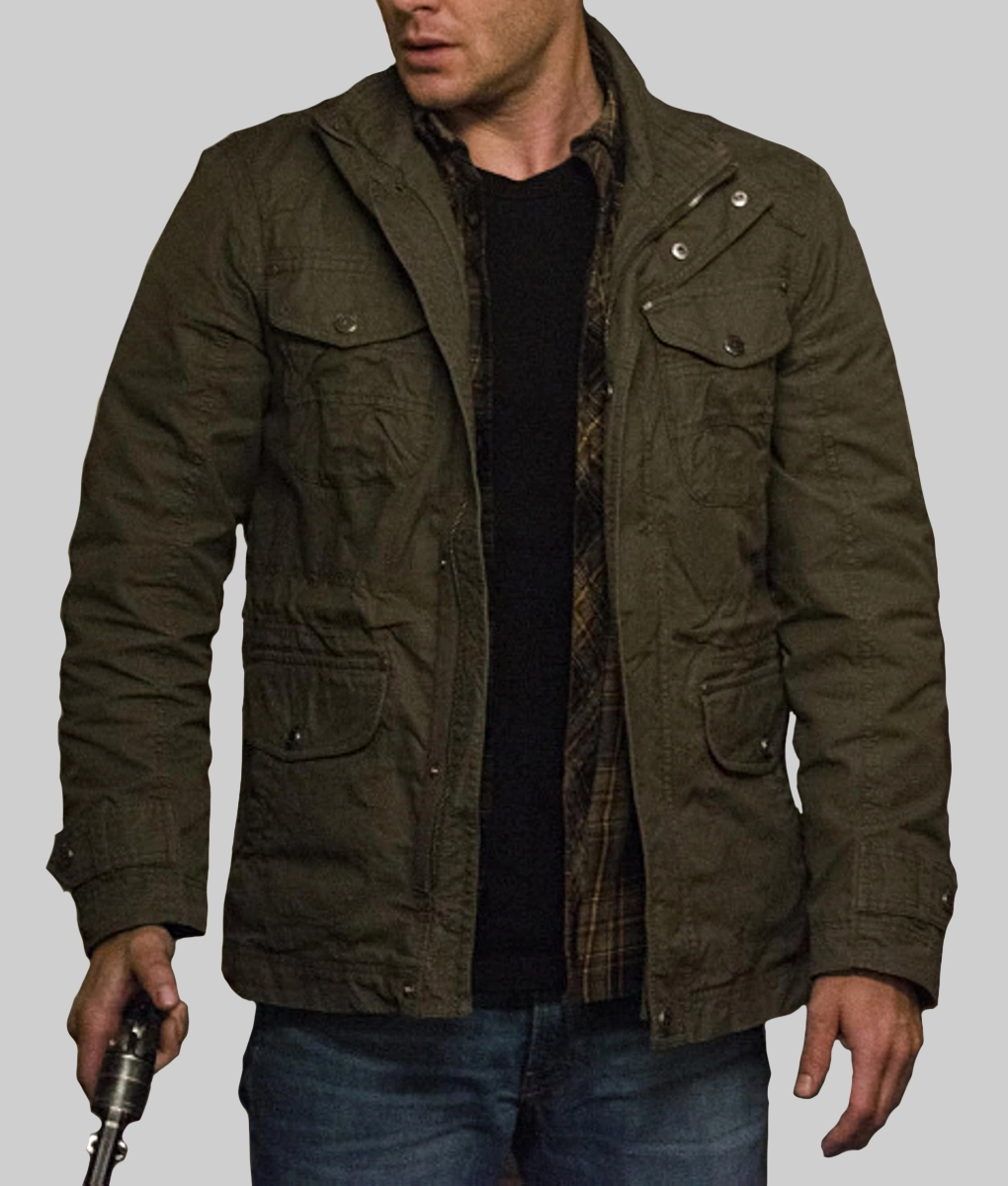 【最終値下げ】Supernatural Dean jacket Dean Winchester Green Jacket | Dean Supernatural Outfit