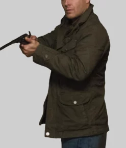 Supernatural Dean Winchester Green Jacket-Side View