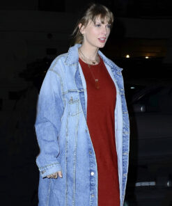 Taylor Swift Denim Long Coat