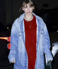 Taylor Swift Denim Long Coat