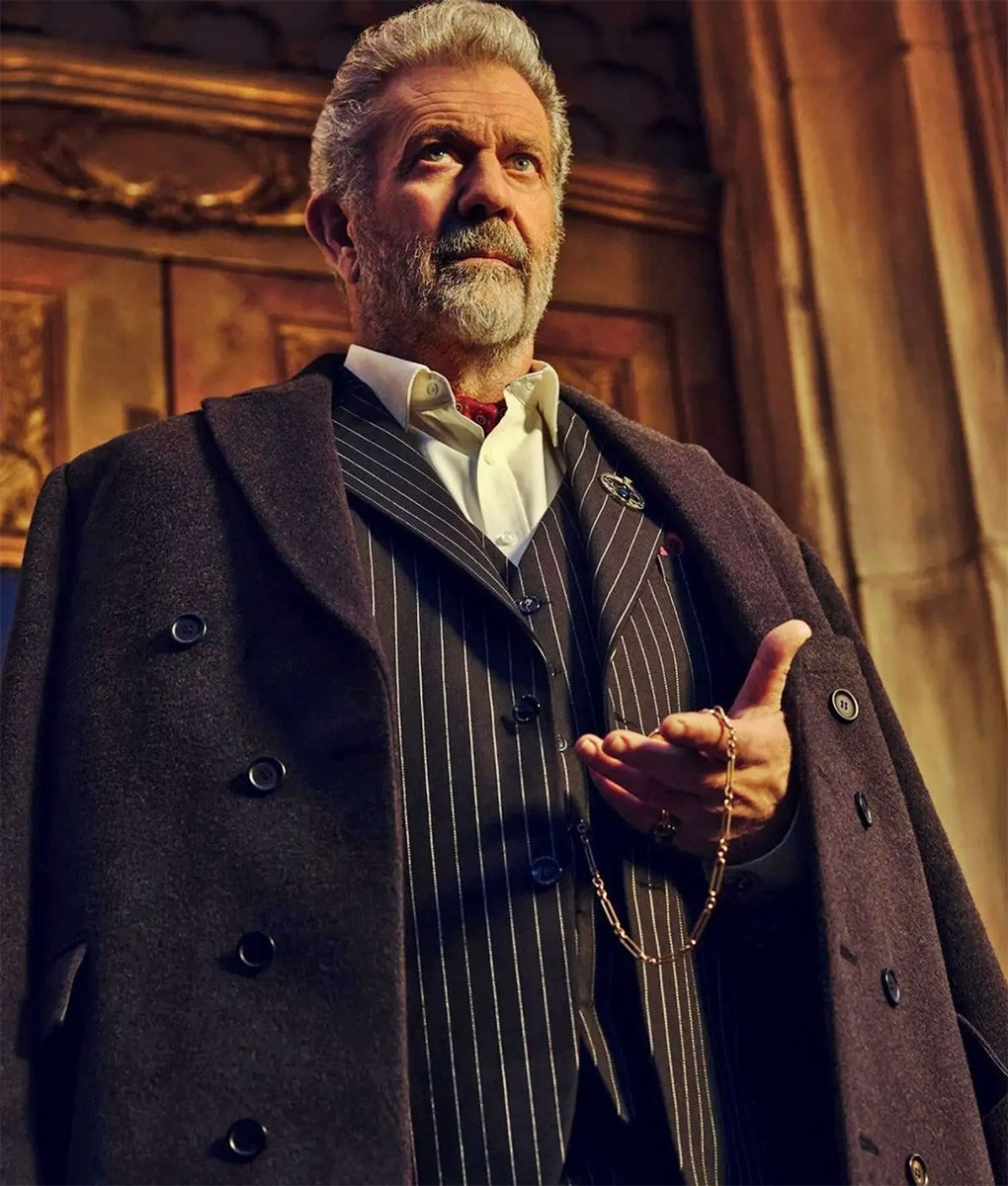 The Continental Mel Gibson Black Coat