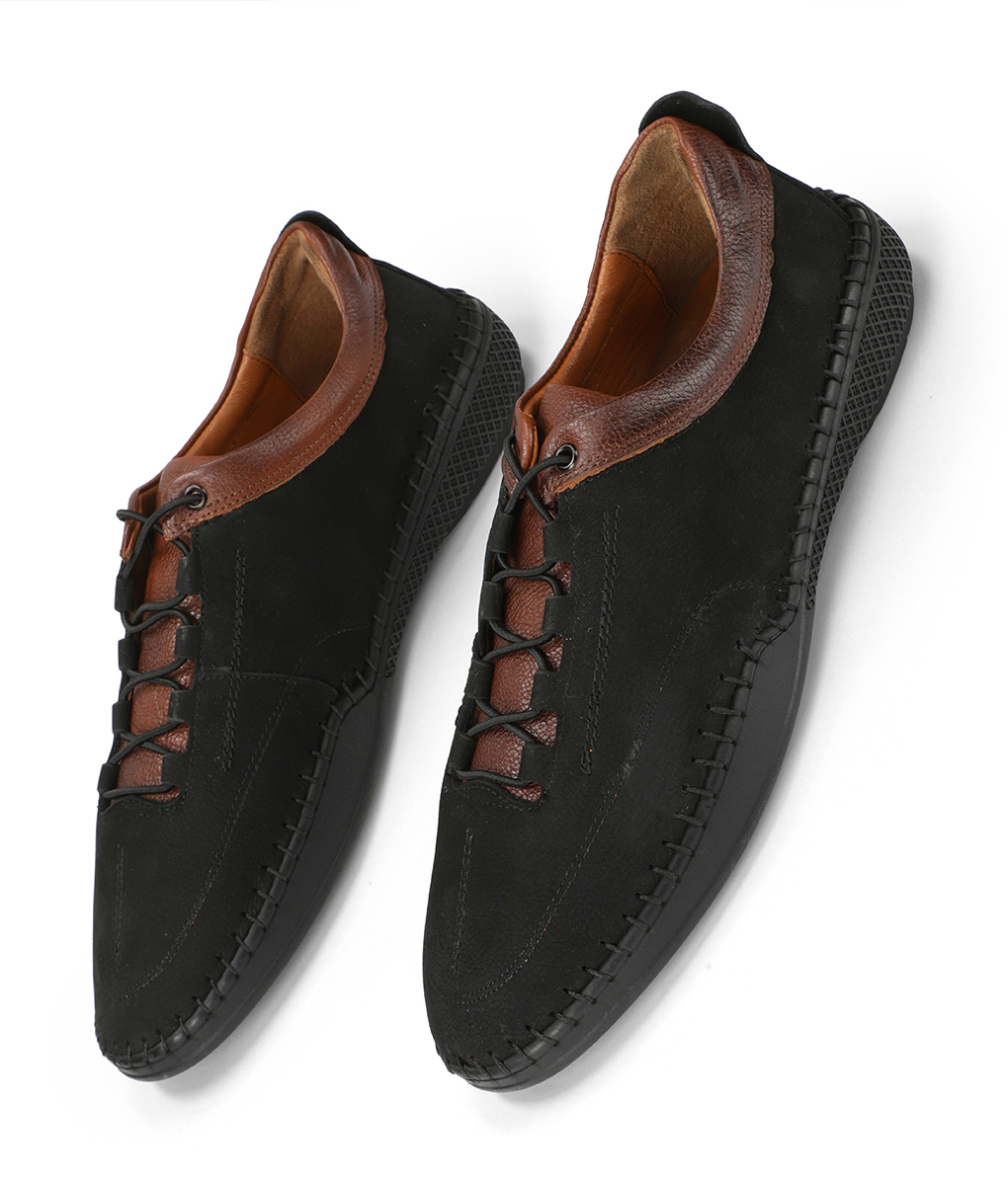 Two-Toned Real Leather Shoes for Men