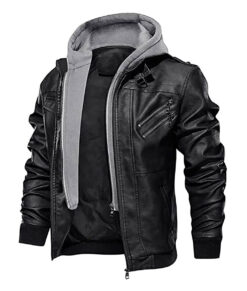 Umbrella Cosplay Black Leather Jacket