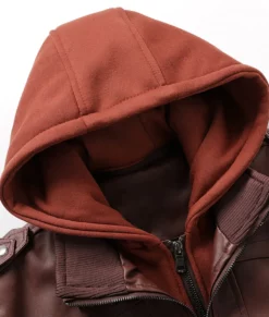 Umbrella Cosplay Brown Removable Hooded Jacket